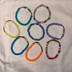 Colorful Beaded Bracelets Set